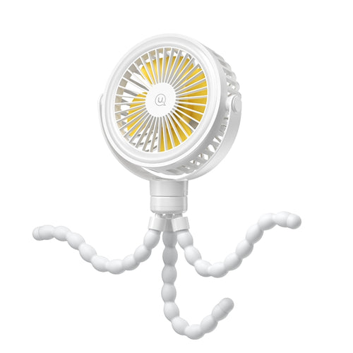 USAMS ZB289 Stroller Fan Type-C Portable Octopus Mini Fan(White) - HoMEdemic™ 