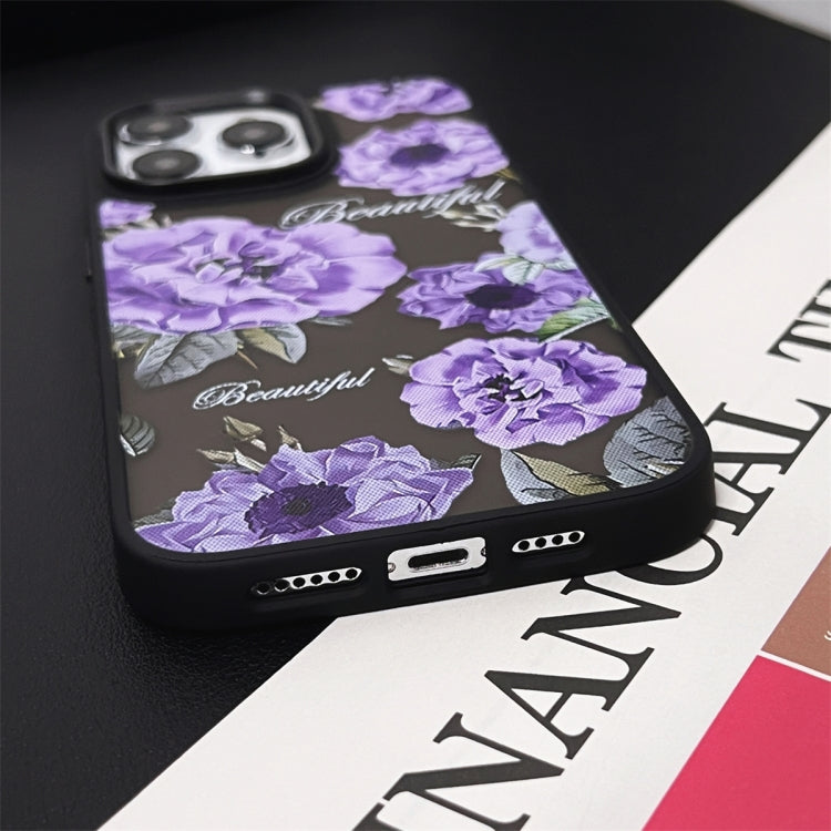 For iPhone 15 Pro Max Skin Feel Matte TPU+PC Shockproof Phone Case(Camellia) - HoMEdemic™ 