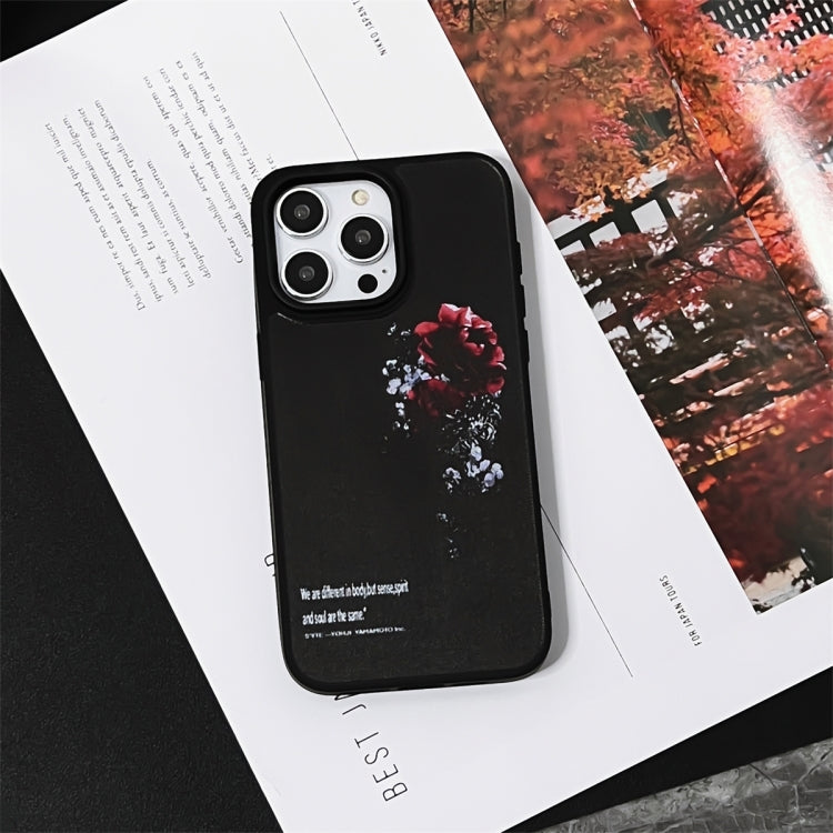 For iPhone 15 Pro Max Skin Feel Matte TPU+PC Shockproof Phone Case(Rose) - HoMEdemic™ 