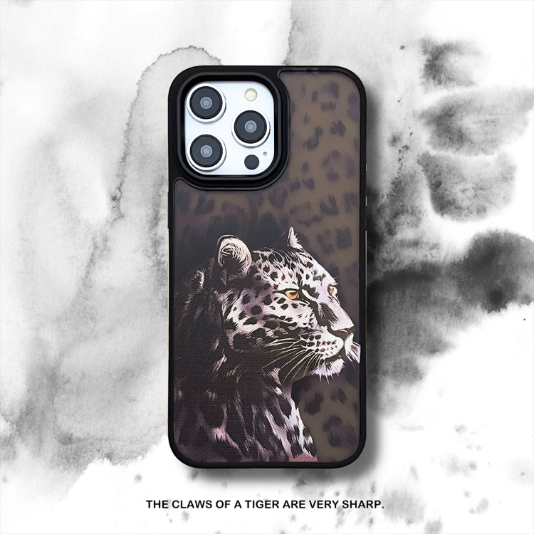 For iPhone 15 Pro Skin Feel Matte TPU+PC Shockproof Phone Case(Leopard) - HoMEdemic™ 