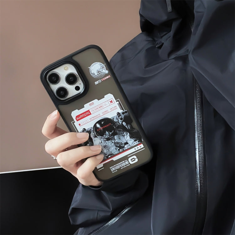 For iPhone 15 Pro Skin Feel Matte TPU+PC Shockproof Phone Case(Space Astronaut) - HoMEdemic™ 