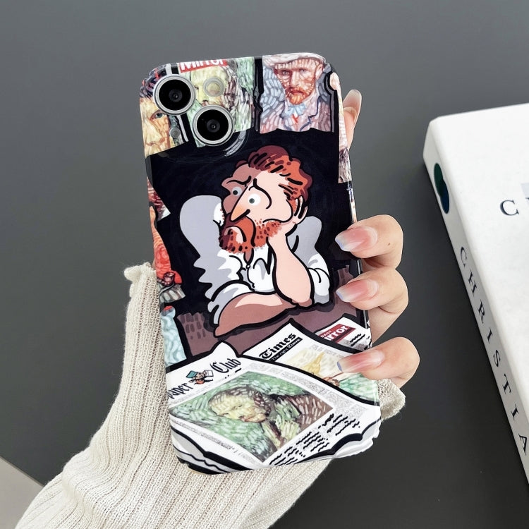 For iPhone 15 Pro Max Precise Hole Glossy PC Phone Case(Train Station) - HoMEdemic™ 