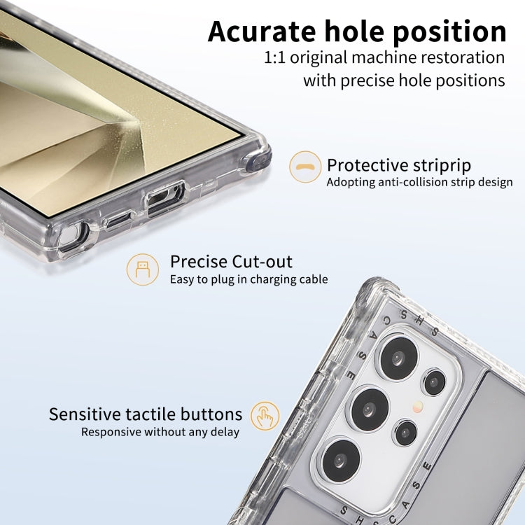 For Samsung Galaxy S24 Ultra Dreamland MagSafe Magnetic 3 in 1 TPU + PC Phone Case(Transparent Black) - HoMEdemic™ 