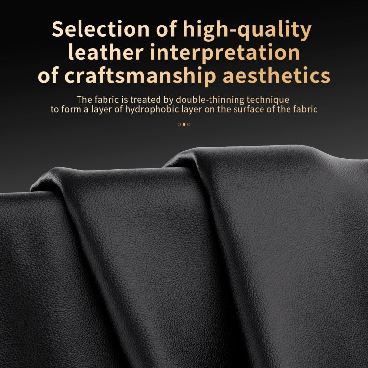 For iPhone 15 Pro Max HUIYI Leather Magnetic Phone Case(Grey) - HoMEdemic™ 