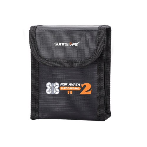 For DJI Avata 2 Sunnylife Battery Explosion-proof Safe Bag Protective Li-Po Safe Bag(For 2pcs Batteries) - HoMEdemic™ 