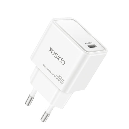 Yesido YC60 PD20W Single Port Type-C GaN Charger, EU Plug - HoMEdemic™ 