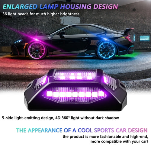 8 in 1 G6 RGB Colorful Car Chassis Light LED Music Atmosphere Light - HoMEdemic™ 