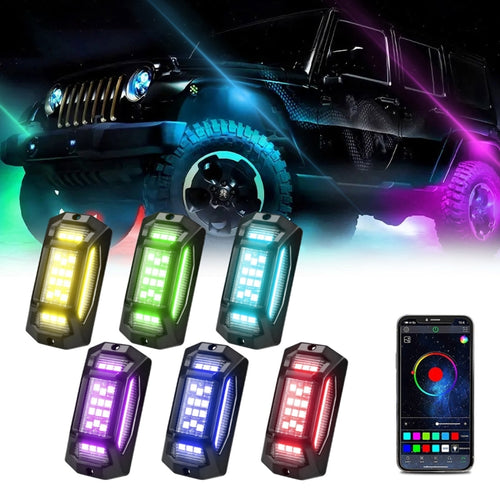 6 in 1 G6 RGB Colorful Car Chassis Light LED Music Atmosphere Light - HoMEdemic™ 