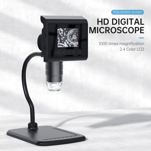 P190 1000X Desktop HD Digital Microscope with 2.4 inch Screen - HoMEdemic™ 