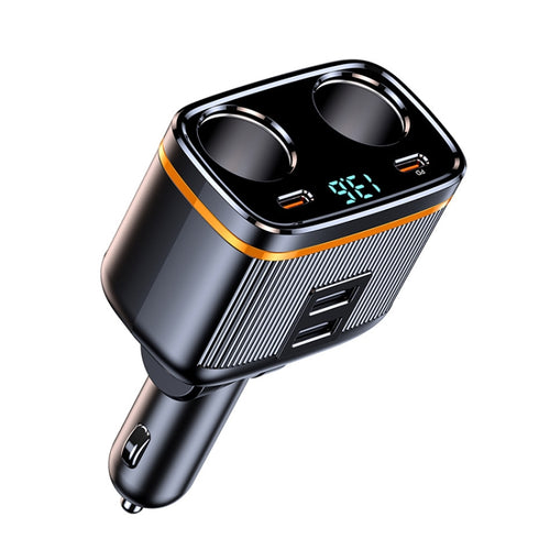 C27 6 in 1 PD45W Type-Cx2+USBx2 Car Cigarette Lighter Fast Charging Charger - HoMEdemic™ 