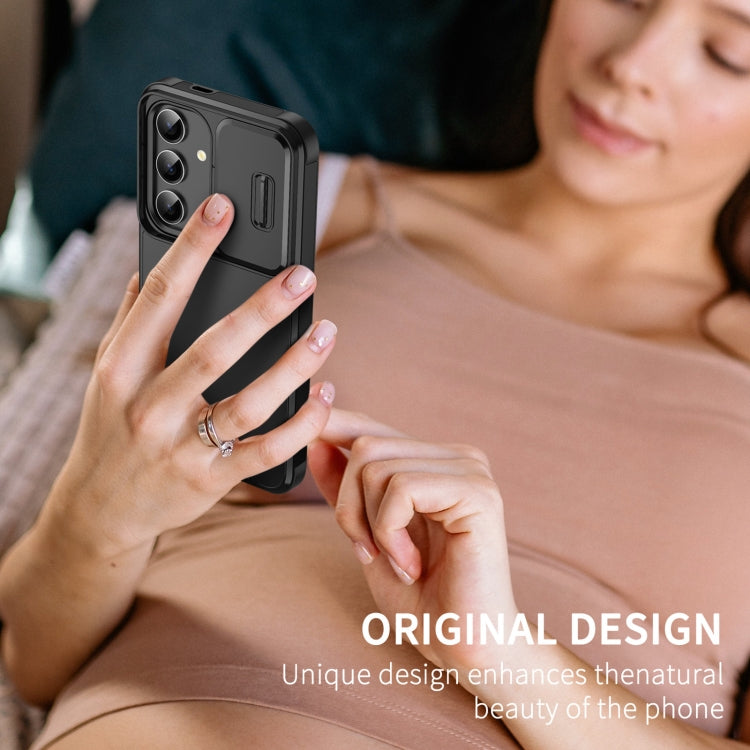 For Samsung Galaxy S24 Ultra 5G Sliding Camshield TPU + PC Phone Case(Black) - HoMEdemic™ 