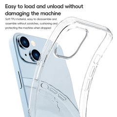 For iPhone 15 Pro Max ZGA Clear TPU Shockproof Phone Case(Transparent) - HoMEdemic™ 