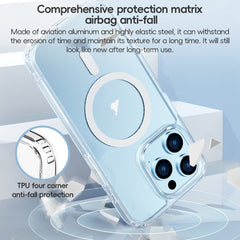 For iPhone 15 Plus ZGA Magsafe Clear PC Hybrid TPU Phone Case(Transparent) - HoMEdemic™ 