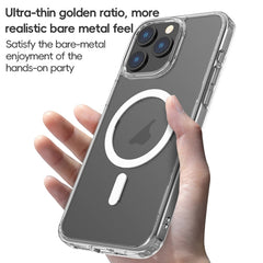 For iPhone 15 ZGA Magsafe Clear PC Hybrid TPU Phone Case(Transparent) - HoMEdemic™ 