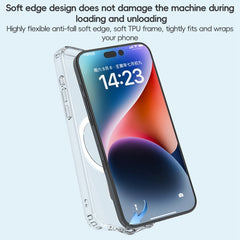 For iPhone 15 Plus ZGA Magsafe Clear PC Hybrid TPU Phone Case(Transparent) - HoMEdemic™ 