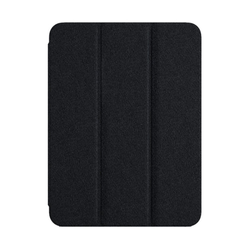 For iPad Pro 12.9 2022/2021/2020 ZGA Tri-Fold Voltage Smart Leather Tablet Case(Black) - HoMEdemic™ 