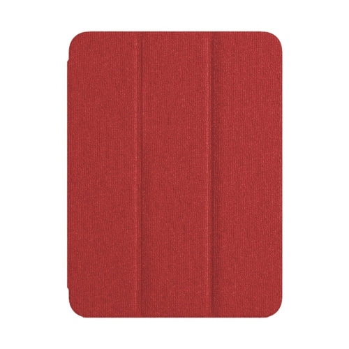 For iPad Pro 12.9 2022/2021/2020 ZGA Tri-Fold Voltage Smart Leather Tablet Case(Red) - HoMEdemic™ 