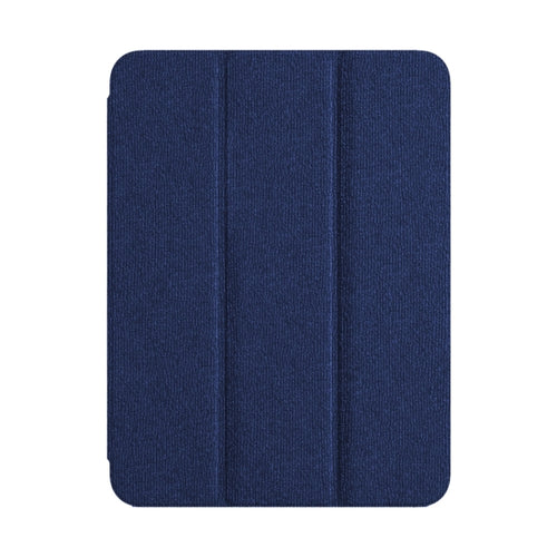 For iPad Pro 12.9 2022/2021/2020 ZGA Tri-Fold Voltage Smart Leather Tablet Case(Blue) - HoMEdemic™ 