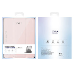 For iPad 2025 / 2022 ZGA Tri-Fold 360 Rotation Smart Leather Tablet Case(Blue) - HoMEdemic™ 