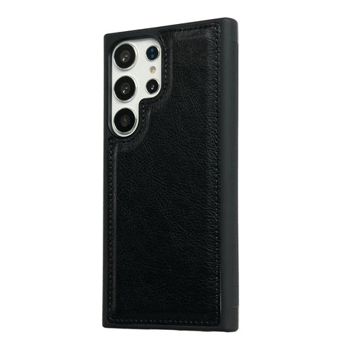 For Samsung Galaxy S24 5G Cowhide Texture Back Cover Phone Case(Black) - HoMEdemic™ 