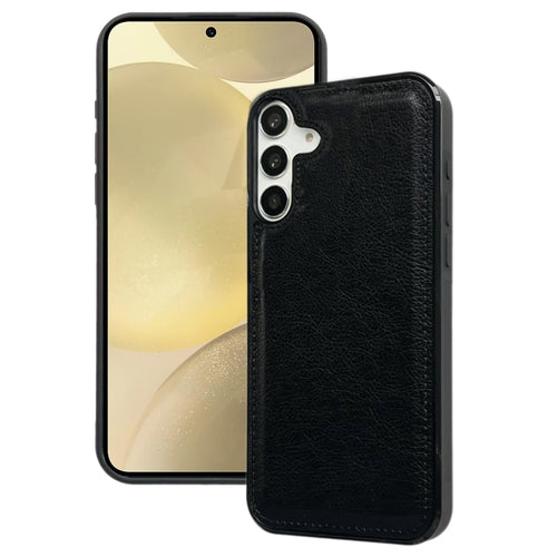 For Samsung Galaxy S24 5G Cowhide Texture Back Cover Phone Case(Black) - HoMEdemic™ 