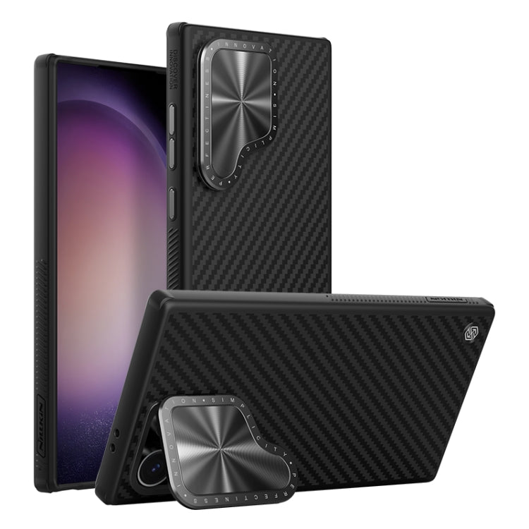 For Samsung Galaxy S24 Ultra 5G NILLKIN Aramid Fiber Phone Case(Black) - HoMEdemic™ 