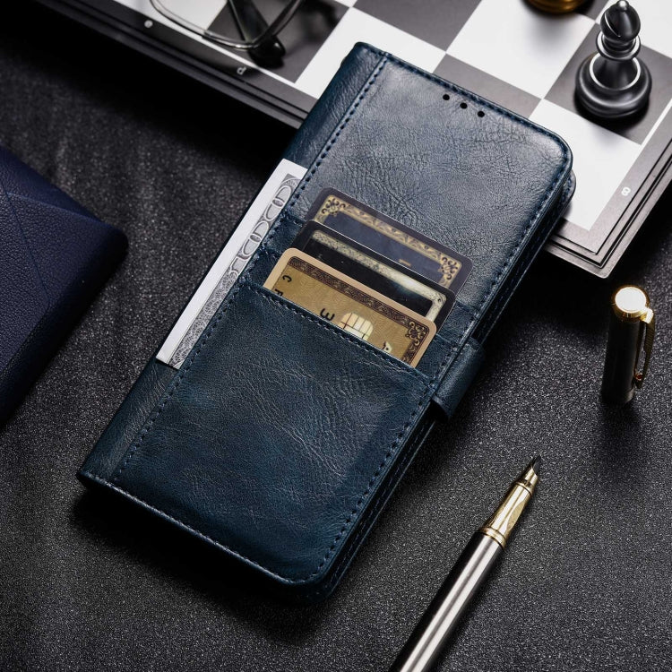 For iPhone 15 Pro Simple 6-Card Wallet Leather Phone Case(Navy Blue) - HoMEdemic™ 