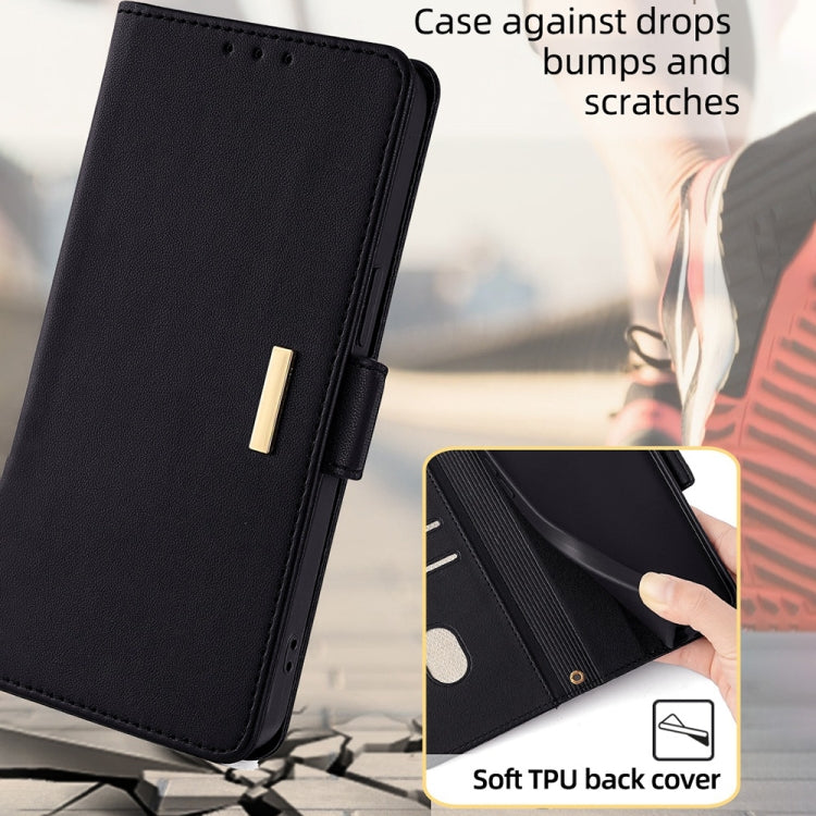 For iPhone 15 Pro Max Crossbody Chain Leather Phone Case(Black) - HoMEdemic™ 
