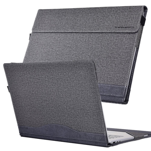 For Lenovo ThinkPad X1 Carbon Gen 11 Cloth Texture Laptop Leather Protective Case(Space Ash) - HoMEdemic™ 