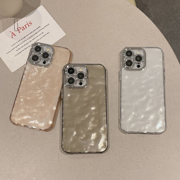 For iPhone 15 Pro Max Ripple Glitter PC Hybrid TPU Phone Case(Black) - HoMEdemic™ 