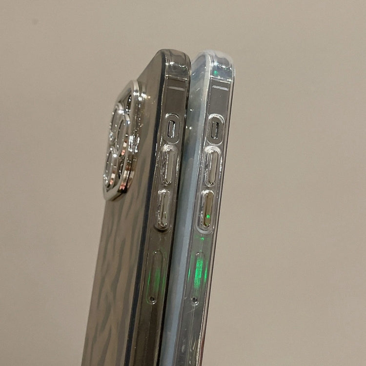 For iPhone 15 Pro Ripple Glitter PC Hybrid TPU Phone Case(Black) - HoMEdemic™ 