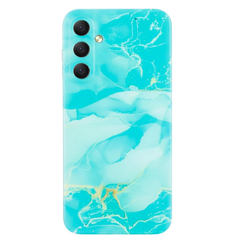 For Samsung Galaxy S24 5G IMD Marble Pattern TPU Phone Case(Green) - HoMEdemic™ 