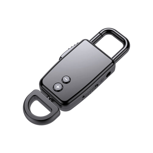 JNN S20 Zinc Alloy Keychain Voice Recorder, Memory:8GB(Black) - HoMEdemic™ 