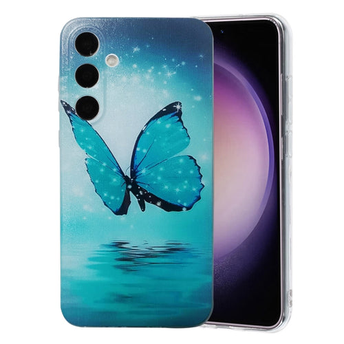 For Samsung Galaxy S24 5G Colored Drawing Pattern TPU Phone Case(Butterfly) - HoMEdemic™ 