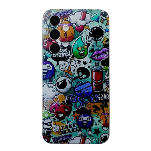 For Samsung Galaxy S24 5G Colored Drawing Pattern TPU Phone Case(Graffiti) - HoMEdemic™ 