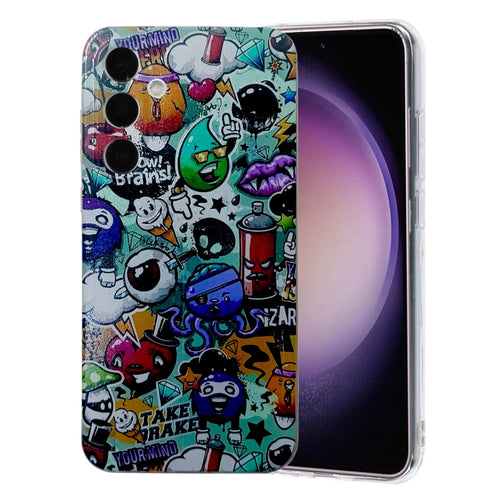 For Samsung Galaxy S24 5G Colored Drawing Pattern TPU Phone Case(Graffiti) - HoMEdemic™ 