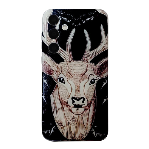 For Samsung Galaxy S24 5G Colored Drawing Pattern TPU Phone Case(Deer) - HoMEdemic™ 