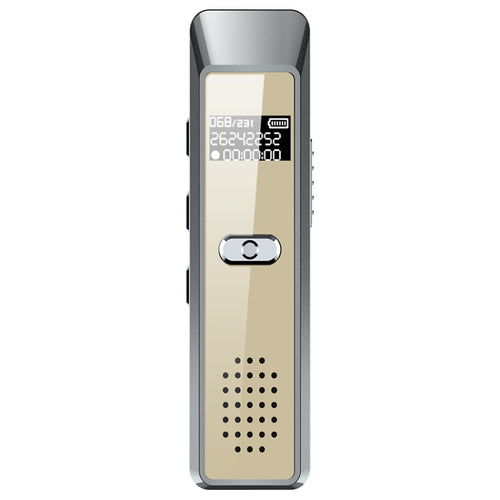 JNN Q7 Mini Portable Voice Recorder with OLED Screen, Memory:4GB(Grey+Gold) - HoMEdemic™ 