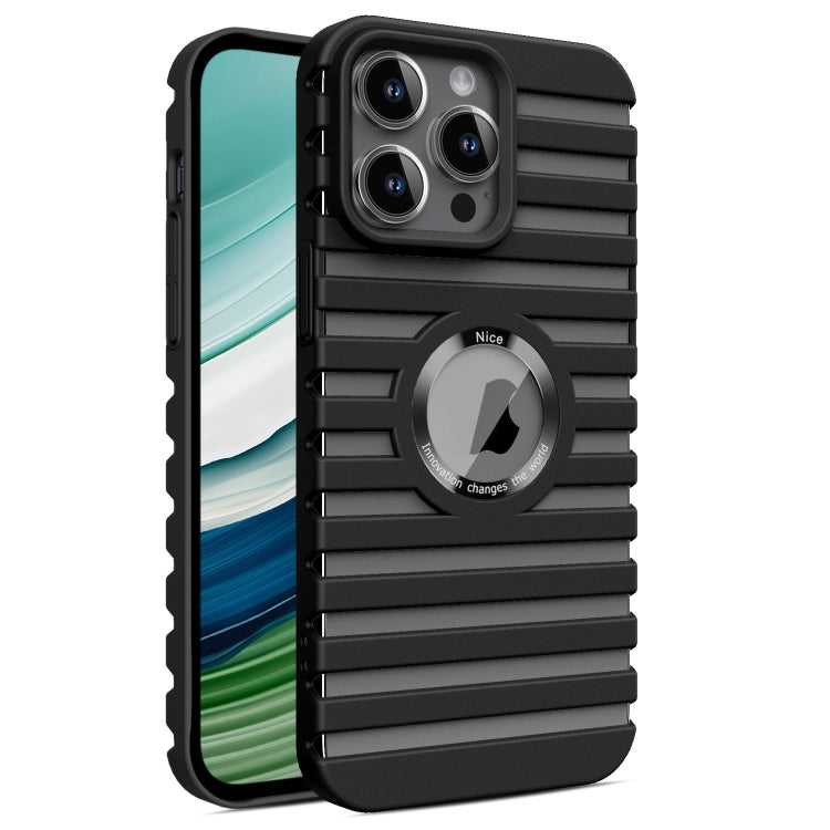 For iPhone 15 Pro Hollow Heat Dissipation MagSafe Magnetic PC Phone Case(Black) - HoMEdemic™ 