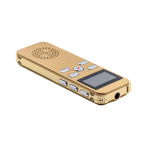 JNN X26 Mini Portable Voice Recorder with OLED Screen, Memory:8GB(Gold) - HoMEdemic™ 