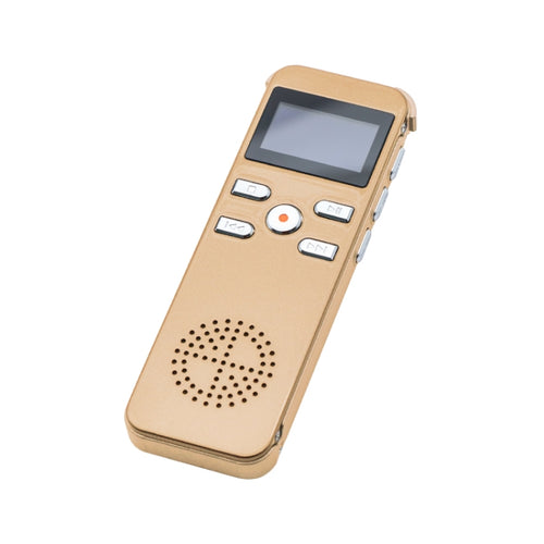 JNN X26 Mini Portable Voice Recorder with OLED Screen, Memory:8GB(Gold) - HoMEdemic™ 