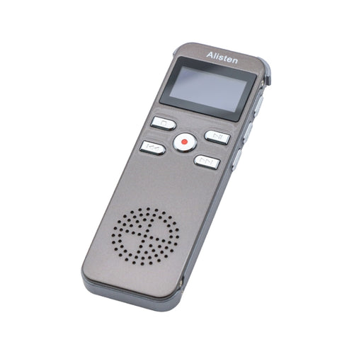 JNN X26 Mini Portable Voice Recorder with OLED Screen, Memory:8GB(Metal Gray) - HoMEdemic™ 