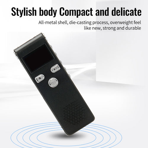 JNN X18 Mini Smart HD Noise Cancelling Voice Recorder, Memory:32GB(Black) - HoMEdemic™ 