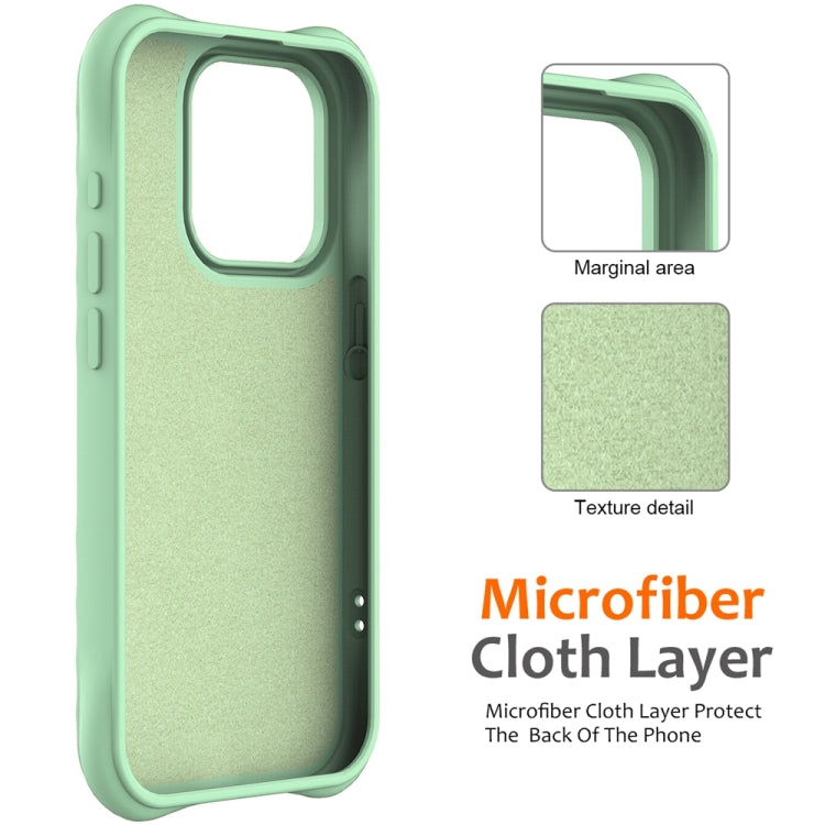 For iPhone 15 Pro Wave Texture MagSafe Magnetic Liquid Silicone Phone Case(Green) - HoMEdemic™ 