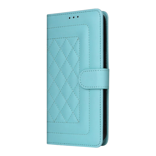 For Samsung Galaxy S24 5G Diamond Lattice Leather Flip Phone Case(Mint Green) - HoMEdemic™ 