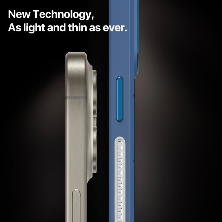 For iPhone 15 Pro Cooling Armor Translucent Mesh Breathable Phone Case(Green) - HoMEdemic™ 