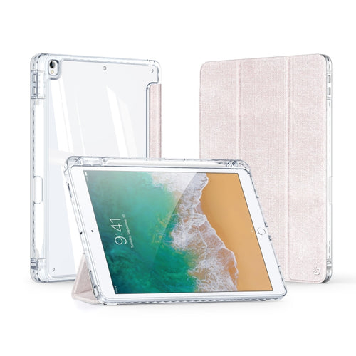 For iPad 7/8/9 10.2/Air 3/Pro 10.5 2017 DUX DUCIS Unid Series PU+TPU Smart Tablet Case(Pink) - HoMEdemic™ 