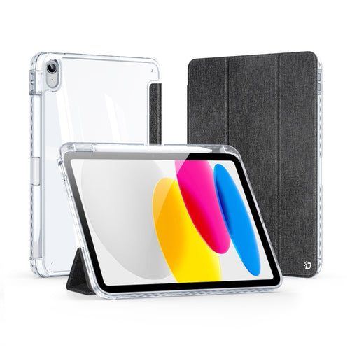 For iPad 10th Gen 10.9 2022 DUX DUCIS Unid Series PU+TPU Smart Tablet Case(Black) - HoMEdemic™ 