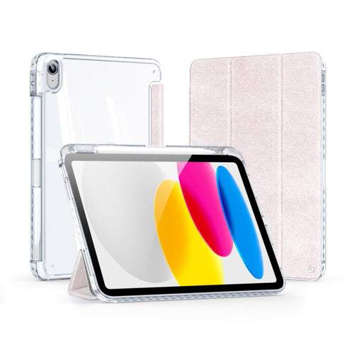 For iPad 10th Gen 10.9 2022 DUX DUCIS Unid Series PU+TPU Smart Tablet Case(Pink) - HoMEdemic™ 