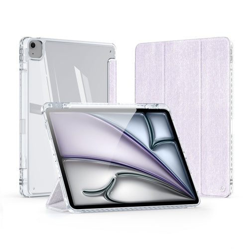 For iPad Air 13 2024 / Pro 12.9 DUX DUCIS Unid Series PU+TPU Smart Tablet Case(Purple) - HoMEdemic™ 